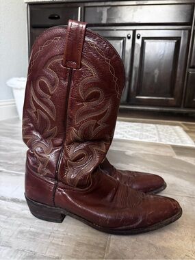 Dan Post Milwaukee Men's 12B Brown Leather Western Cowboy Boots DP 2111R